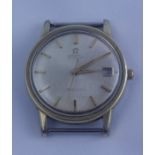 Omega Seamaster Automatic Wristwatch, circa 1950s, Having baton markers and date aperture, in