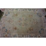 Three Similar Chinese Style Wool Rugs, (3)