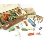 Collection of Vintage Die Cast Model Cars by Dinky, to include a Foden truck, also with a small