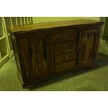 Hardwood Sideboard, 86cm high, 153cm wide, 46cm deep