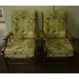 Pair of Fireside Armchairs, (2)