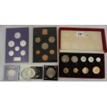 Small Lot of Proof Coin Sets, to include examples by Royal Mint, and a set struck by Pobjoy Mint,