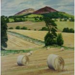 Marie C Keay (Scottish) "Classic Backhand" "Eildon View near Bowden" Oil on Canvas, signed to one