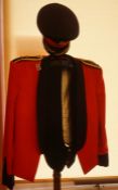 British Army Queens Regiment Brigadier,s Dress Uniform, Comprising of jacket, tunic and hat, label