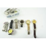 Quantity of Mens Quartz Wristwatches, to include examples by Ronson Sport, Reflex, Sekonda, Scene