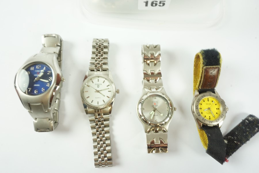 Quantity of Mens Quartz Wristwatches, to include examples by Zurich Sport, Zeon etc, (7)