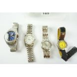 Quantity of Mens Quartz Wristwatches, to include examples by Zurich Sport, Zeon etc, (7)