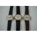 Three Vintage Wristwatches, to include a Swiss made wristwatch by Paul Jobin, and an automatic
