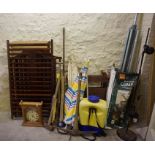 Large Lot of Sundries, to include tools, cot, work bench, etc