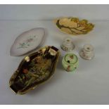 Mixed Lot of Carlton Ware China, to include a Rouge Royale dish, (11)