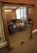 Large Gilt Framed Wall Mirror (20th century) 138cm high, 106cm wide