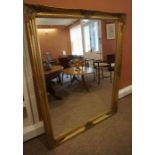 Large Gilt Framed Wall Mirror (20th century) 138cm high, 106cm wide