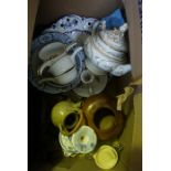 Four Boxes of Sundry China and Glass