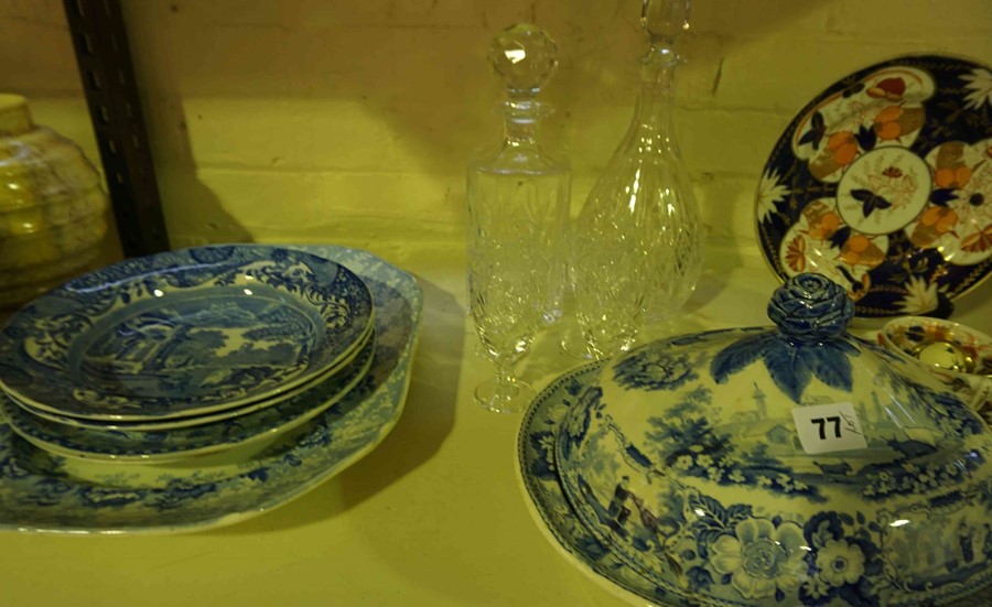 Mixed Lot of China, Pottery and Crystal Wares, to include Victorian tea wares, Copeland Spode items, - Image 5 of 5