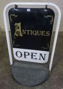 Shop Sign for Antiques, 96cm high