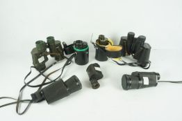 Two Military Monocular Sights, Both having arrow stamp, also with a Russian monocular sight and
