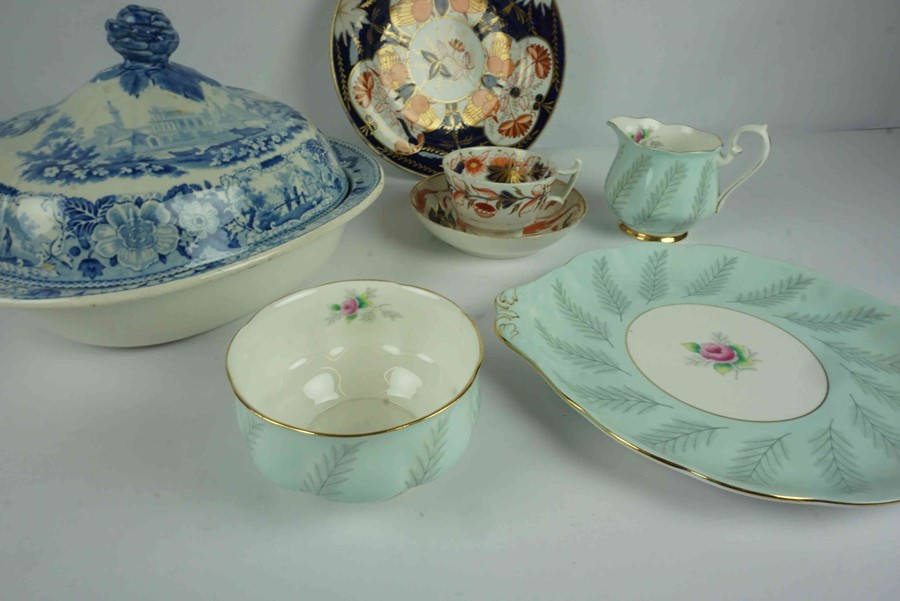 Mixed Lot of China, Pottery and Crystal Wares, to include Victorian tea wares, Copeland Spode items, - Image 3 of 5