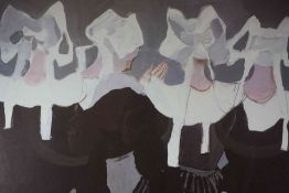Alexander Goudie (Scottish 1933-2004) "Breton Ladies" Print, Goudie signed to lower left, 66cm x