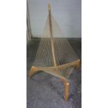 Jorgen Hovelskov for Christenson & Larson Copenhagen, A Fine Danish Harp Chair, circa 1968, framed