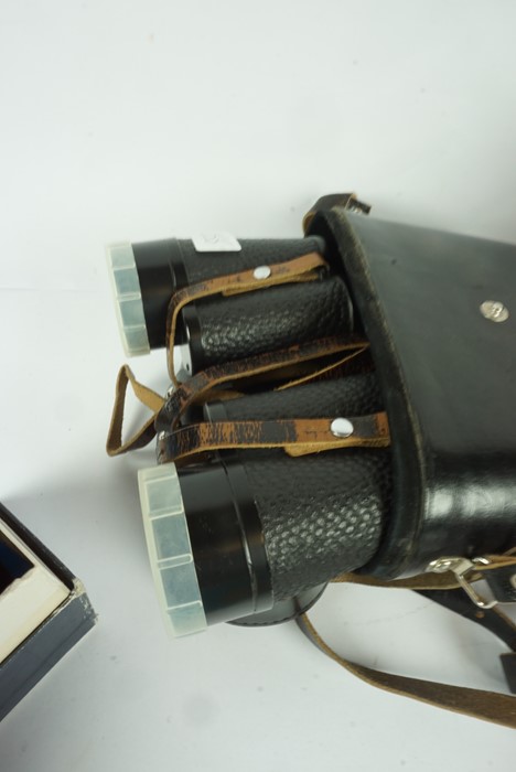 Three Pairs of Binoculars, Comprising of 10 x 50 Deluxe by Janik, pair of Russian 12 x 40, pair of 8 - Image 2 of 4