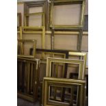 Large Quantity of Antique and Later Picture Frames, to include gilt frames