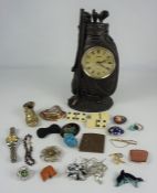 Quantity of Costume Jewellery, To include a replica ladies Rolex wristwatch, brooches etc, also with