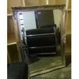 Modern Wall Mirror, 105cm high, 74cm wide