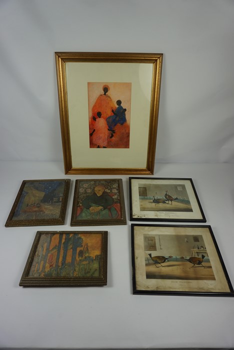 Box of Assorted Prints and Pictures, (15)