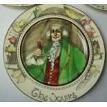 Eight Royal Doulton Series Ware Plates, To include The Hunting Man, The Falconer, The Squire, The