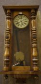 Vienna Wall Clock, circa early 20th century, Probably by Gustav Becker, cased in mahogany, with