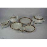 Pegasus China Dinner and Tea Service, To include tureen, tea pot, cups, dinner plates etc,