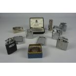 Assorted Vintage Lighters by Ronson, To include an example cased in Siam silver, (15)