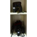 Six Pairs of Binoculars, to include a pair by Ross, Ascot by Boots etc, all with cases, (6)