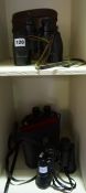 Six Pairs of Binoculars, to include a pair by Ross, Ascot by Boots etc, all with cases, (6)