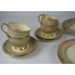 Radfords Twelve Piece China Tea Set by Fenton, 40 pieces in total