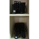 Six Pairs of Binoculars, To include three pairs by Chinon, all with cases, (6)