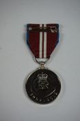 George VI Police Long Service Medal, Previously awarded to Northumbria Police, also with a Queen