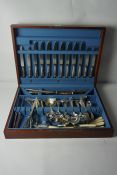 Walker & Hall Silver Plated Part Canteen of Cutlery, Approximately 50 pieces, also with some loose