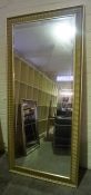 Large Modern Wall / Overmantel Mirror, 198cm high, 91cm wide