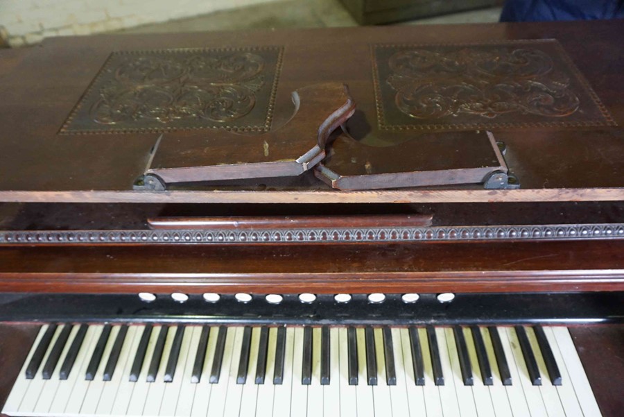 Bell Pump Organ, by the Bell Organ Co, circa early 20th century, 108cm high, 120cm wide, 65cm deep - Image 9 of 9