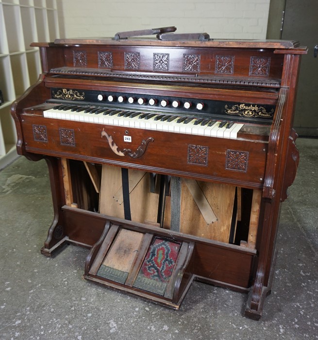 Bell Pump Organ, by the Bell Organ Co, circa early 20th century, 108cm high, 120cm wide, 65cm deep