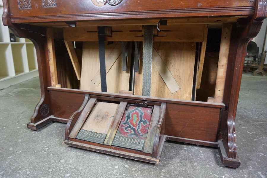 Bell Pump Organ, by the Bell Organ Co, circa early 20th century, 108cm high, 120cm wide, 65cm deep - Image 7 of 9