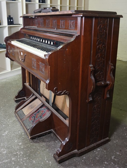 Bell Pump Organ, by the Bell Organ Co, circa early 20th century, 108cm high, 120cm wide, 65cm deep - Image 2 of 9