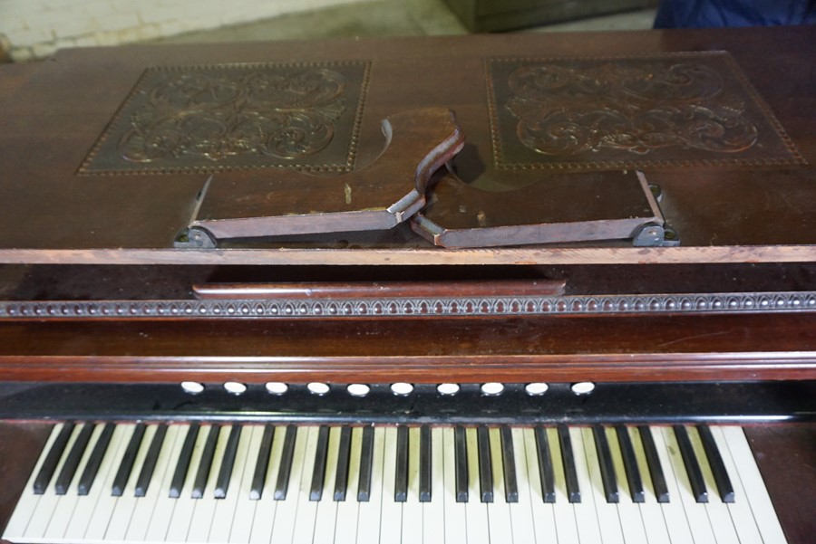 Bell Pump Organ, by the Bell Organ Co, circa early 20th century, 108cm high, 120cm wide, 65cm deep - Image 4 of 9