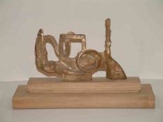 Jennie Speirs Grant RSS (Scottish, B.1963) "The Garden", cast bronze (lost wax/cire perdue,