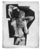 Denise Zygadlo SSA BA(Hons) (British, B.1954) "Rebound II", collage - transfer print on linen,
