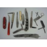 John Watts of Sheffield, Pocket Knife, Also with eleven assorted Pocket Knifes, To include