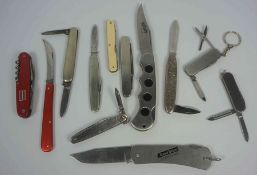 John Watts of Sheffield, Pocket Knife, Also with eleven assorted Pocket Knifes, To include