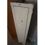 Painted Metal Gun Cabinet by Legge, Enclosing a fitted interior, With key, 127cm high, 26cm wide,
