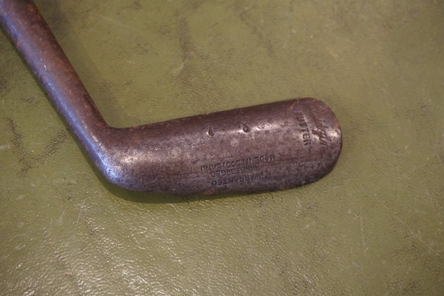 Golfing Memorabilia, A.Ferguson, Prestwick, Mashie Niblick Short Iron, 96cm long, Also with Quidrin? - Image 11 of 17
